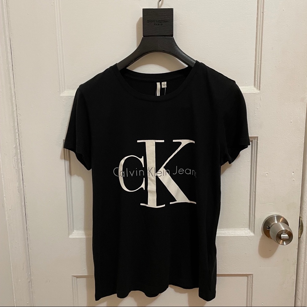 Calvin Klein Jeans Super Soft Logo Tee Women Small